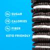 HighKey Keto Sandwich Cookies Chocolate Cream, 4-Pack, Low Carb, Gluten-Free, No Sugar Added, Grain-Free Snack for Grown-Ups Who Snack Like Kids view 2