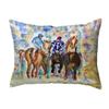 11 x 14 in. Three Racing II Non-Corded Pillow - Small view 1
