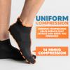 Viasox Ankle Compression Socks for Women & Men, 14 mmHg Support Improves Circulation, Extra Cushioned (US, Alpha, Medium, Regular, Regular, Bouquet) view 4
