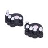2Pcs Piano Finger, Trainers ABS Silicone Hand Correctors Ers and Grip Exercisers Orthotic Tools for Strength TrainingBlack Exerciser GTH Ing (Black) view 3