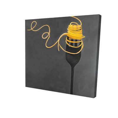 16 x 16 in. Spaghetti Pasta Around A Fork-Print on Canvas