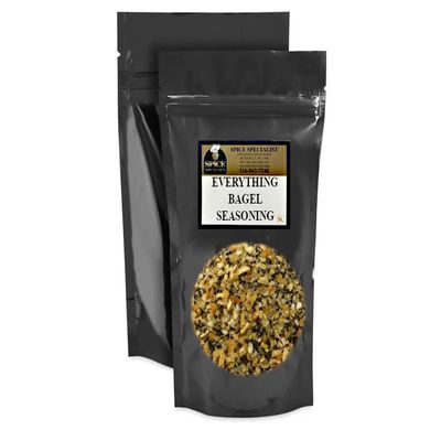Everything Bagel Seasoning - LESS SALTY THAN THAT OTHER ONE - 10 oz. Bag - Kosher