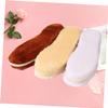 FONDOTIN Thick Winter Insoles 3-Pair Set Plush Warm Shoe Pads Foot Care Cushioning Insoles for Sports and Daily Use Random Color view 4