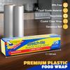 Stretch Tite Plastic Wrap For Food With Slide Cutter 750 Sq. Ft 11 7/8 Inch. Pack Of 2 With a Scooply Bag Clip view 2