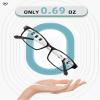 JOLISU 3.75 Reading Glasses for Women: 5 Pack Blue Light Blocking Readers for Small Face, Lightweight Spring Hinge Anti-Glare(Brown+Red+Black+Purple+Blue) view 2