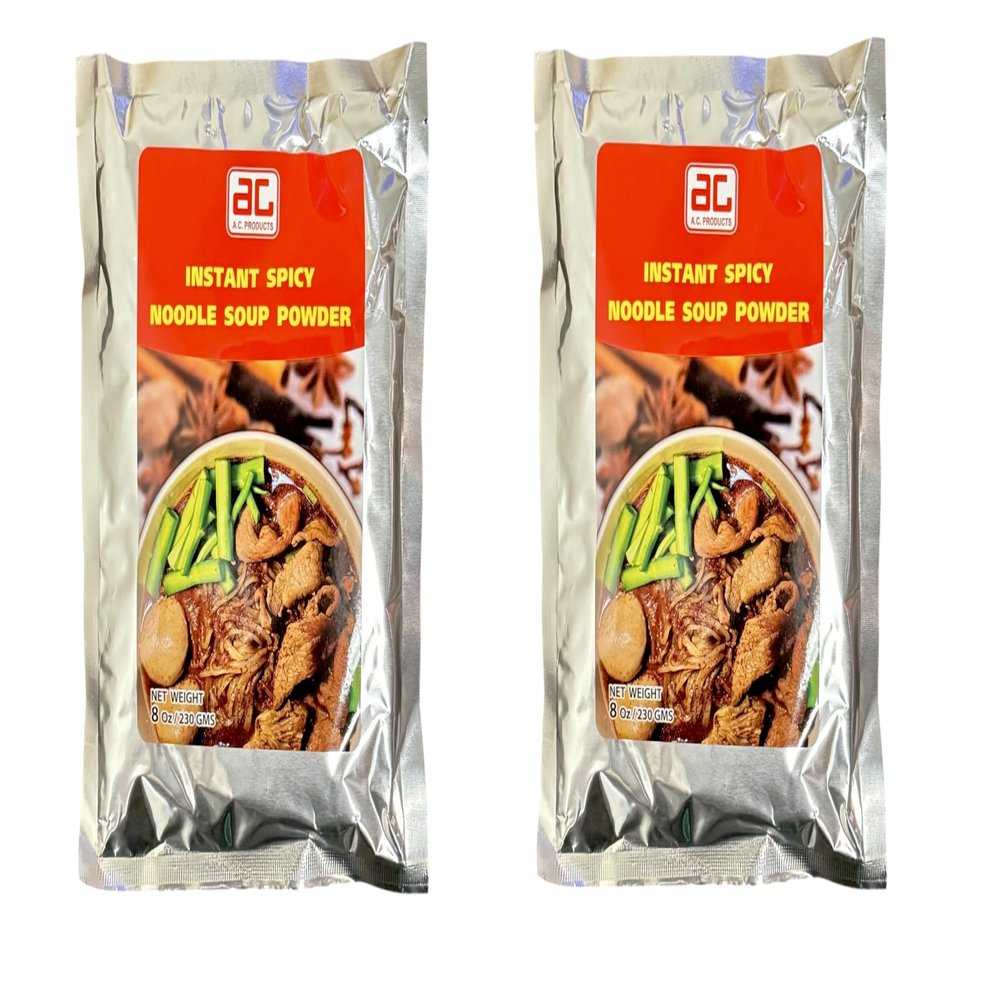 AquaNation Listing For A.C. Products Instant Spicy Noodle Soup Powder [] 8oz (230g) Authentic Thai Boat Noodle Seasoning Quick & Easy Preparation Bold Flavor Imported from Thailand (2, Instant Spicy Noodle Soup Po