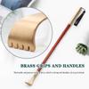 1/2-Pack Home Backscratcher, Rosewood/Purple Sandalwood Brass Back Scratcher, with Non-Slip Handle and Strap, Anti-Itch Massager Tool(B,46.5cm*1) view 4