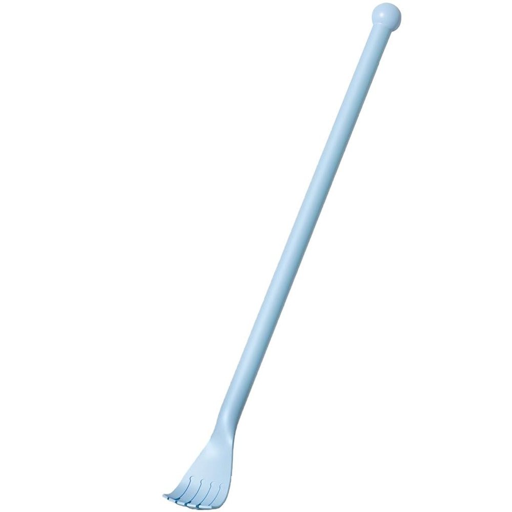 45cm Long Handle Back Scratcher, Colorful ABS Resin Itch Relief Tool, Durable and Multifunctional Back Massager for Hard-to-Reach Areas(Blue,45cm)