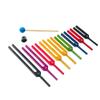 CQJRGF 9 PCS Colorful Aluminum Alloy Tuning Forks Tuning Forks for Therapy Voice Therapy Blue 500396045A2(Blue) view 3