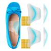 Plantar Fasciitis Relief Arch Support Insert Soft Gel Arch Pad Adhesive Orthotic Shoe Insole for Flat Feet & High Arch Support Cushions for Flats Sandals Trim to Fit, with Extra Sticky Tape - 2 Pairs view 1