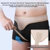 DJJYCTNM Left or Right Side Hernia Belts for Men, Inguinal Hernia Support for Men, Fully Adjustable to Relieve Discomfort(Black,Medium) view 4