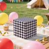 AVXINSOK 100 Sheets Black Gingham Tissue Paper 14 x 20 Inches Black and White Buffalo Plaid Gift Wrapping Checkered Tissue Paper for Gift Bags Wedding Birthday Halloween Party Packaging Crafts view 2