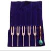 Om Industries Sharp Tuning Fork Set of 5 for Relaxation Sound Healing. view 3