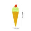 LONG XIN SERIES 2PCS Green Fake Ice Cream with Raspberry Prop for Display view 2