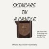 MELONY Massage Oil Candle for Pure Relaxation - 8.1 oz - Moisturizing Essential Oil Body Massage Candle for Home Spa- Amazing Gift for Women & Men (Bourbon & Caramel) view 4