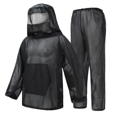 Nuytghr Fly Net Shirt Mesh Bee Suit for Beekeepers, Protective Shield Barrier Repeller, Wearable Guard Measuring 9.45x7.09x1.18 Inches, Lightweight Defense Clothing