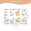 Cartoon Duck Extra Large Resuable Bed Underpads Highly Absorbent Crib Pee Mattress Pad Changing Travel Mattress for Toddler Kids 52" L x 34" W view 2