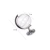 4 Pieces Candy Boxs Candy Case Globe-shaped Candy Container Plastic Treat Boxs Treat Container Gift Box Clear Jewelry Box Jewelry Storage Case for Wedding Birthday Party, Silver view 2