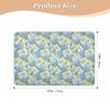 Light Blue Floral Extra Large Resuable Potty Training Pad Soft Absorbent Potty Training Mats Cute Cool Incontinence Pads for Toddler Kids 52" L x 34" W view 2
