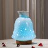 160ML Ceramic Diffuser for Essential Oils Lucky Bag Aromatherapy Diffuser Ultrasonic Cool Mist Humidifier with Intermittent Mist Modes Waterless Auto Off for Room Office view 1