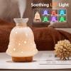 160ML Ceramic Diffuser for Essential Oils Lucky Bag Aromatherapy Diffuser Ultrasonic Cool Mist Humidifier with Intermittent Mist Modes Waterless Auto Off for Room Office view 3