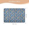 Cactus Pot Blue Extra Large Resuable Potty Training Pad Water Resistant Underpads Wetting Cover Breathable Pee Mats for Baby Boys Girls 52" L x 34" W view 2