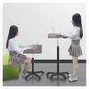 CSPJPIZIYB Standing Desk with Wheels, Movable Side Table, Lifting Laptop Table, Versatile Sofa Side Table, for Home Hospital School(Black,Small) view 2