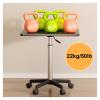 CSPJPIZIYB Standing Desk with Wheels, Movable Side Table, Lifting Laptop Table, Versatile Sofa Side Table, for Home Hospital School(Black,Small) view 4