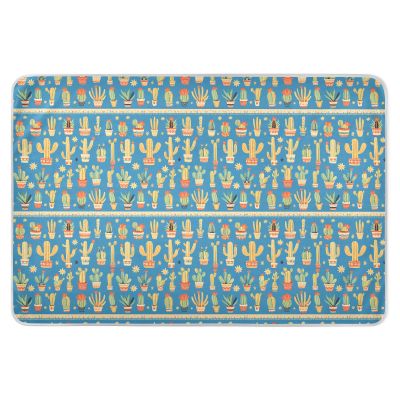 Green Cactus Pots Blue Extra Large Resuable Bed Underpads Highly Absorbent Potty Training Sheets Cover Anti-Lip Incontinence Pads for Toddler Kids 52" L x 34" W