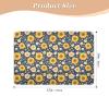 Dwarf Sunflowers Extra Large Resuable Bed Underpads Soft Absorbent Potty Training Mattress Pad Anti-Lip Travel Mattress for Kids Adults Pets 52" L x 34" W view 2