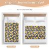 Dwarf Sunflowers Extra Large Resuable Bed Underpads Soft Absorbent Potty Training Mattress Pad Anti-Lip Travel Mattress for Kids Adults Pets 52" L x 34" W view 4