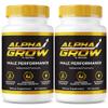 (2 Pack) Alpha Grow for Men, Official AlphaGrow Male Performance with Premium, Natural Ingredients to Sustain Energy, Peak Performance and Endurance, Just 2 Easy-to-Swallow Pills Daily (120 Capsules) view 1
