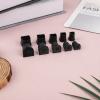 10 Pcs High Heel Protectors, 5 Sizes Stoppers & Repair Cap for High Heels Anti-Slip Heel Cover Caps for Outdoor Activities Wetland Grass Gravel (Black) view 3