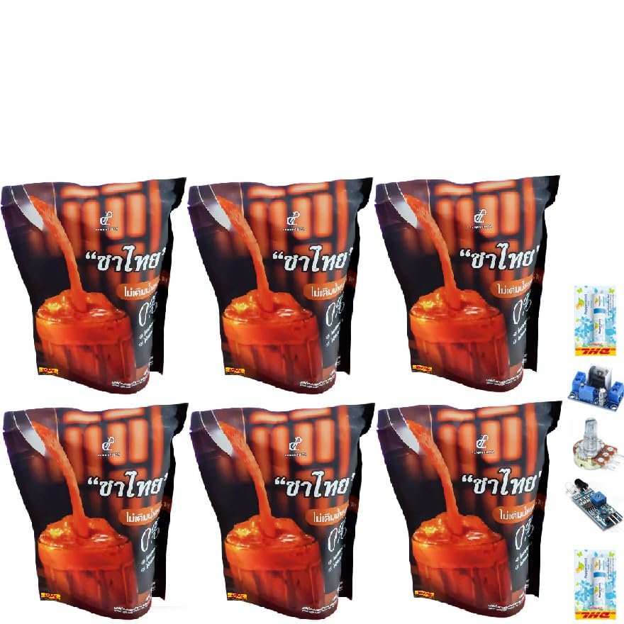 Delicious Intense Much Mellow Fruit Snack Thai Tea ChaThai 180 Grams/Pack(10 Sachets) Set 6 A560 By Thaigiftshop [Get Free Tomato Facial Mask]