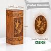 Cremation Urns for Human Ashes Adult Male Female - Wooden Humming Bird Funeral Cremation Urn Hand-Crafted - Burial Funeral Memorial Urns for Ashes (Medium) view 4