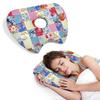BVOKQUC Ear Piercing Pillow for Side Sleepers Pillows with Holes for Ear Pain,Donut Pillow for Ear Side Sleeping Pillow for Adults CNH Ear Pain Relief Pressure Sores Ear Pillow with Hole in Center view 1