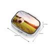 Pill Box Small Pill Case for Pocket & Purse Pill Organizer Portable Pill Container Cute Medicine Organizer Soccer Ball on A Field Travel Pillbox for Vitamin Fish Oil Supplements view 3