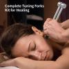 Aluminum Alloy Tuning Fork Set, Three Frequencies 128Hz 256Hz 512Hz, Anxiety Relief And Stress Management Kit view 2