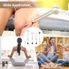 Aluminum Alloy Tuning Fork Set, Three Frequencies 128Hz 256Hz 512Hz, Anxiety Relief And Stress Management Kit view 3