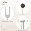 Aluminum Alloy Tuning Fork Set, Three Frequencies 128Hz 256Hz 512Hz, Anxiety Relief And Stress Management Kit view 4