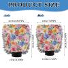 Colorful Romantic Roses for Valentine Microfiber Wash Mitt Scratch-Free Cars Washing Mitt Car Hand Wash Detailing Sponge 2 Pack view 3