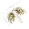 Alipis Artificial Arch Floral Swag: Wedding Flower Wreath Simulation Floral Swag Front Door Spring Summer Decoration for Wall Window and Outdoor Spaces view 2