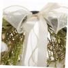 Alipis Artificial Arch Floral Swag: Wedding Flower Wreath Simulation Floral Swag Front Door Spring Summer Decoration for Wall Window and Outdoor Spaces view 3