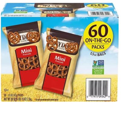 Mini Pretzels, 1.5 Ounces, 60 Count (1 Pack)