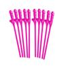 18pcs Bachelorette Party Pennis Straws Pack,Funny toys, disposable straws, multi-functional straws Funny Crazy Hen Drinking Naughty Favors (Pink) view 1