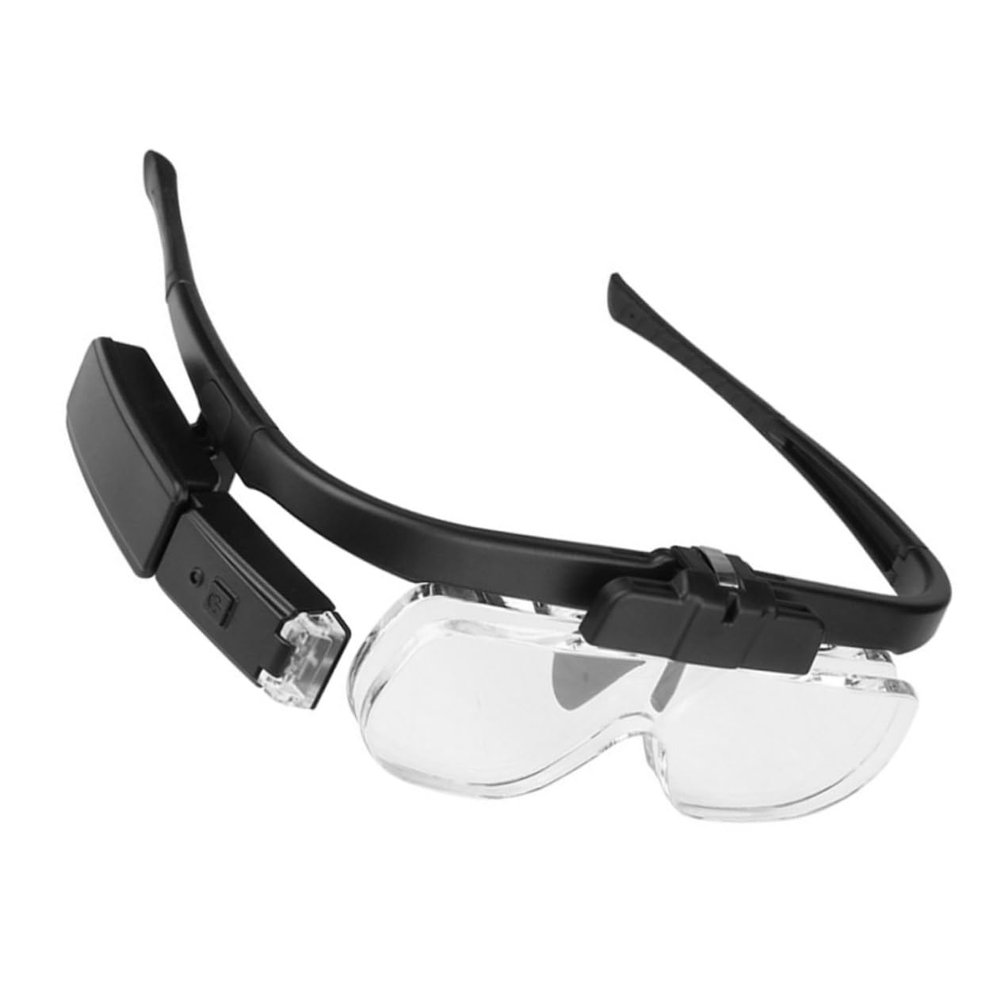 VALICLUD 1set Multifunctional Glass Led Lights for Reading Repair and Detailed Work Lightweight -Mounted Magnifier for Seniors and Hobbyists