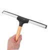 SHERCHPRY Shower Squeegee with Wooden Handle Durable Glass Wiper for Bathroom Shower Doors Windows and Car Cleaning Tool for Stubborn Stains view 4