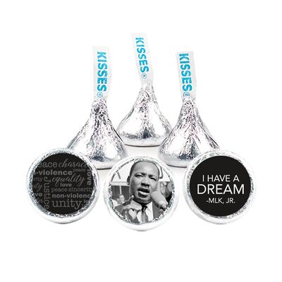 340 Pcs Martin Luther King Day Candy Party Favor Kisses Chocolate (3.4 lb) MLK
