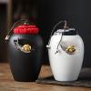 Pets Wooden Urns for Dogs Cats Ashes Keepsake Memorial Box Funeral Set Burial Urns for Cremated Remains Ash Vial Adult Funeral Urn Pet Cat and Dog Urn 49792 Pets Memorials (White)(Black) view 2