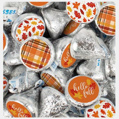 170 Pcs Fall Candy Party Favor Kisses Chocolate (1.7 lb) - Hello Fall